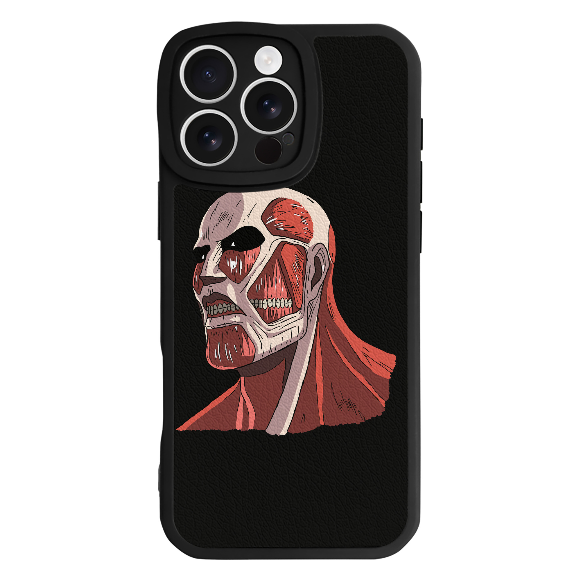 （画像用） 進撃の巨人 Attack on Titan 【iPhone 16シリーズ対応】シリコンスマホケース（レザー調） 材質：シリコン